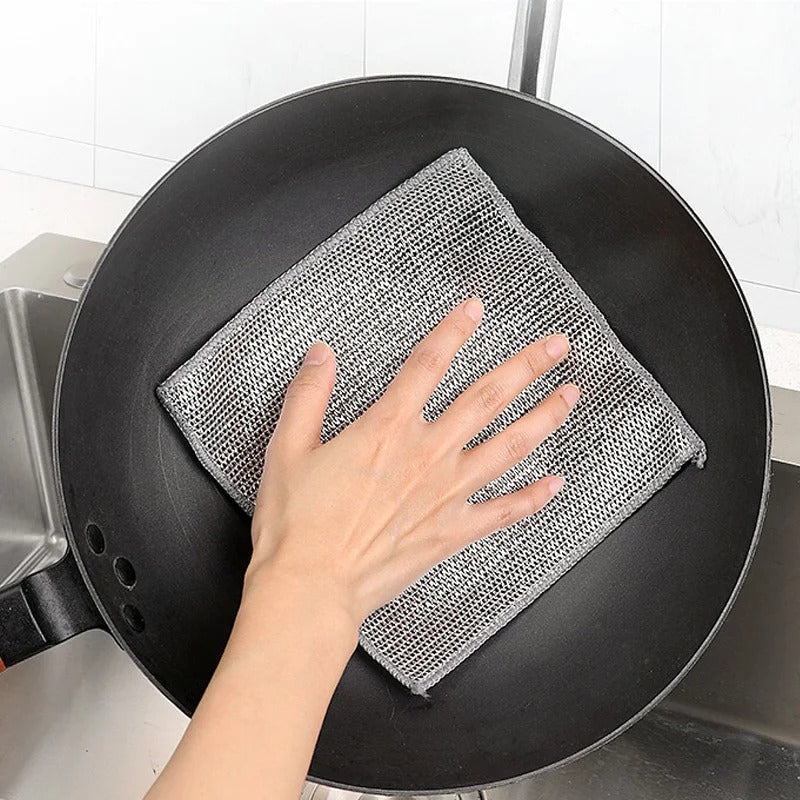 Steel Wire Rags for Kitchen Pack of 5pcs