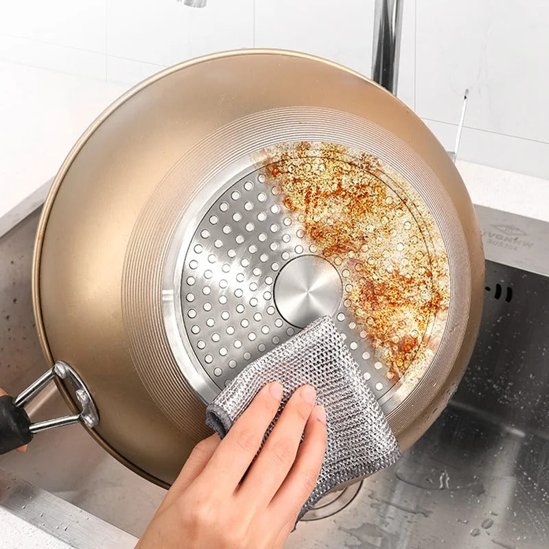 Steel Wire Rags for Kitchen Pack of 5pcs