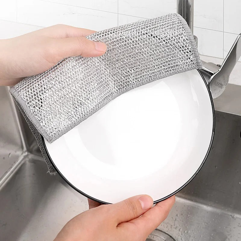 Steel Wire Rags for Kitchen Pack of 5pcs
