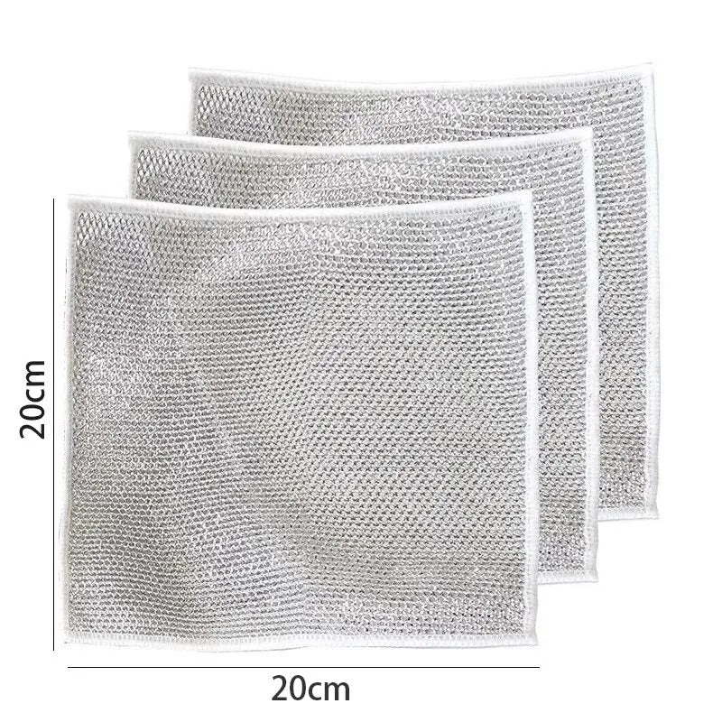 Steel Wire Rags for Kitchen ( Pack of 5)