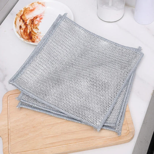 Steel Wire Rags for Kitchen  Pack of 5pcs